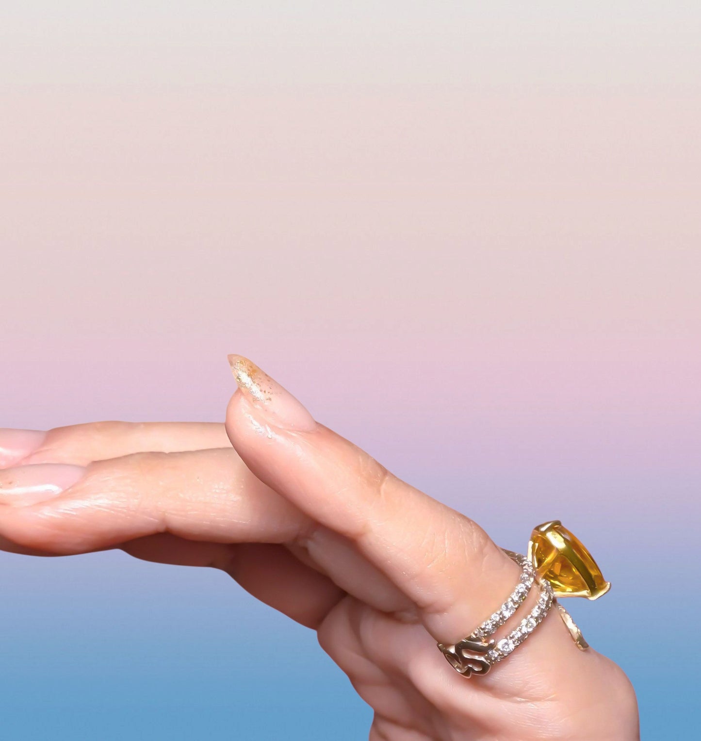 Love is a Place Pinky Ring